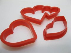 (image for) 1Set X 5Pcs Heart Biscuit Cake Cookie Cutter Mold Mould Tool
