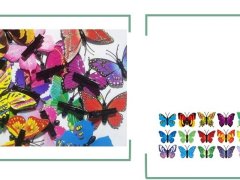 (image for) 1Pc Butterfly Duckclip Hair Clips Mixed Color 5x7cm