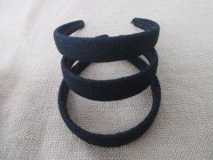 (image for) 1Pc Wide Black Clothed Headbands Hair Band Hair Accessories