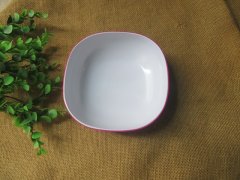 (image for) 10Pcs Snack Soup Cereal Bowl Plate Display Holders Dish - Pink