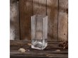 (image for) 6X Wedding Clear Glass Square Cube Vase 10x10x20cm