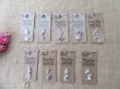 24Sheetsx 2Pcs Earring Bracelet Necklace Charm Jewellery Finding