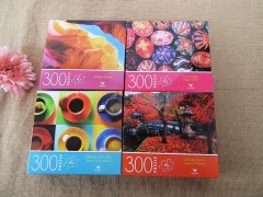 (image for) 2Packs x 300Pcs Brilliant Jigsaw Puzzle Childrens Jigsaw Educati