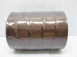 (image for) 5Rolls X 25Yards Brown Coffee Grosgrain Ribbon 25mm