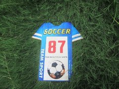 (image for) 1Pc Hanging Soccer Cloth Design Wrought Iron Wall Art Mural D?co