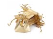 100 Golden Drawstring Gift Jewellery Pouches 8.8x6.8cm (image for) 100 Golden Drawstring Gift Jewellery Pouches 8.8x6.8cm