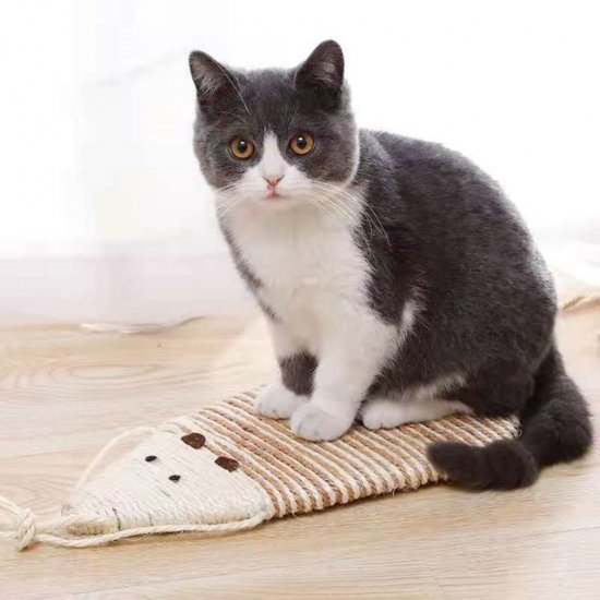 1Pc Pet Cat Scratching Pad Scratcher Board Mat Catnip Bed Pad Pe - Click Image to Close