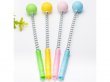 6Pcs Body Massage Ball Spring Knock Back Hammer with Long Handle