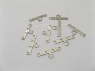 1000 Nickel 4-Strand Connector End Bars Jewellery Finding