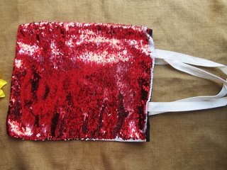 6Pcs Blank Sublimation Magic Sequin Handbag Shopping Tote Bag (image for) 6Pcs Blank Sublimation Magic Sequin Handbag Shopping Tote Bag