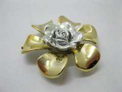 (image for) 20Pcs Rose Hairclip Jewelry Finding Beads 50mm