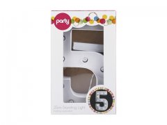 2Set LED Number 5 Symbol 25cm Standing Light Battery Operated 2Set LED Number 5 Symbol 25cm Standing Light Battery Operated