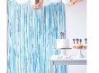 5Pcs Blue Metallic Tinsel Curtain Foil Backdrop Streamer Party (image for) 5Pcs Blue Metallic Tinsel Curtain Foil Backdrop Streamer Party