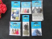 12Sheets Pompons Tassel Deco Boules Ronds Assorted