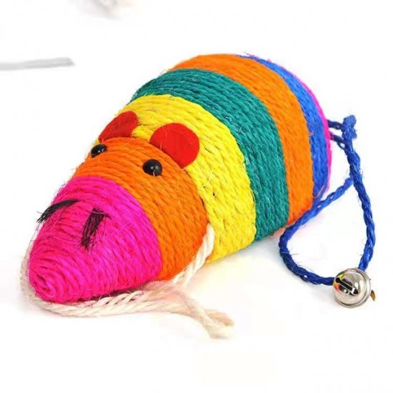 1Pc Cat Kitten Play Colorful Mouse Pet Toy Funny Catnip Cat Toy - Click Image to Close
