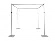 1Set Aluminium Square Top Backdrop Stand Party Background 3x3m