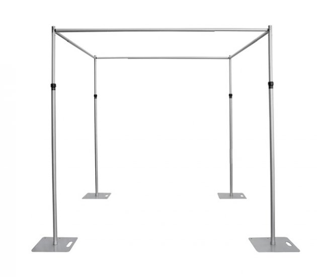 1Set Aluminium Square Top Backdrop Stand Party Background - Click Image to Close