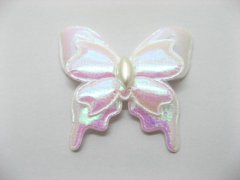 (image for) 100 Cute White Craft Butterfly Embellishments Toppers