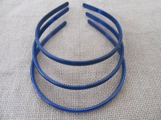 1Pc Dark Blue Headband Hair Bands Hair Hoops with Teeth 8mm
