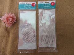 (image for) 6Packs x 20Pcs Cello Treat Bags Bakery Cookies Bags Goodies Wrap