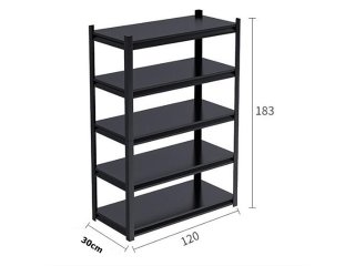(image for) 5 Layer Shelf Storage Kitchen Garage Shelving Rack 120x30x183cm