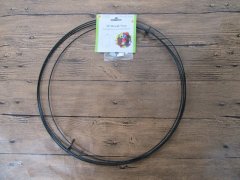 (image for) 4Pcs Round Wire Wreath Frame Floral 3D Wreath Form 35.5cm