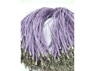 100 Purple Multi-stranded Waxen Strings For Necklace