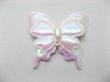 (image for) 100 Cute White Craft Butterfly Embellishments Toppers