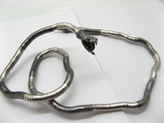 (image for) 5X Cool Luxury Snake Necklaces /Bangles Silver
