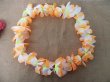 (image for) 4 x 12Piece Orange Hawaiian Dress Party Flower Leis/Lei Petal 10cm Dia