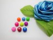 (image for) 850 Round Acrylic Rubber Beads 8mm for Jewelry Making