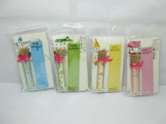 28Pcs Glass Vial Wishing Bottle with Writing Paper Mixed 28Pcs Glass Vial Wishing Bottle with Writing Paper Mixed