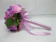 (image for) 1X Purple Rose Bridal Bouquet Holding Flowers Wedding Favor