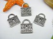 20pcs Metal Lock Charms yw-ac-mc16 (image for) 20pcs Metal Lock Charms yw-ac-mc16