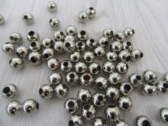 (image for) 500Pcs Nickle Round Spacer Beads Jewellery Finding 10mm