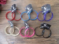 12Pairs Plain Colorful Metal Hoop Earring Hoop Mixed