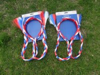 3Pkt x 2Pcs Costume Wig Headband Wig Braided Hairband for Party 3Pkt x 2Pcs Costume Wig Headband Wig Braided Hairband for Party