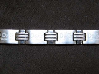 1X Polish Mens Stainless Steel Bracelet :ADIDAS"