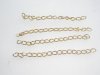 1000 Golden Tail Chain 5cm for Making Own Jewellery