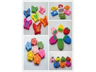 300 Lovely Wooden Beads Craft Favor 5 Style