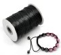 1Roll X 100yds Black Waxed Jewellery Twine Beading Cord