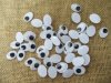 1000Pcs Black Joggle Eyes/Movable Eyes for Crafts 12x16mm