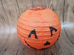 10Pcs Orange Halloween Party Decor Paper Pumpkin Round Lantern 2 10Pcs Orange Halloween Party Decor Paper Pumpkin Round Lantern 2
