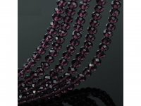 10Strand x 70Pcs Purple Faceted Crystal Beads 8mm