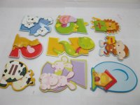 1Set X 2Sheets Numbers Window Wall Room Decorative Stickers
