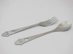 10Sets Smile Face Spoon & Fork Wedding Bombonieres Favor