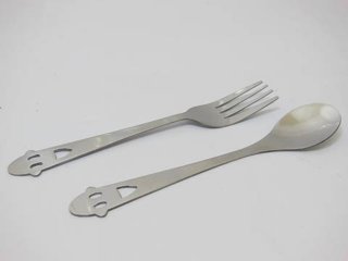 10Sets Smile Face Spoon & Fork Wedding Bombonieres Favor