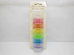4Sets 7 Days Medicine Pill Drug Storage Box 4Sets 7 Days Medicine Pill Drug Storage Box