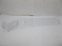 10Pcs Transparent Slatwall Swivel Shoe Display Holder