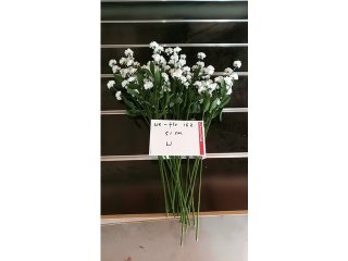 5Pcs White Flower 51cm Long we-flo162
